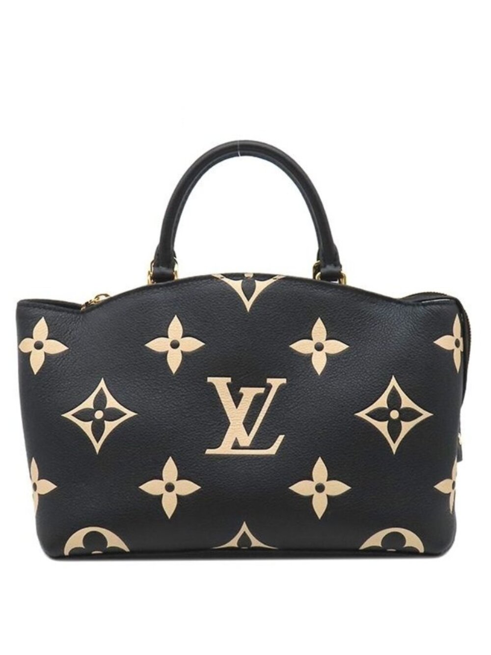 Louis Vuitton 2-Way Bag Petit Palais PM Monogram Empreinte Noir Beige Gold Black